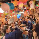 徳島 阿波横丁 - 店内で阿波踊りが見える♪