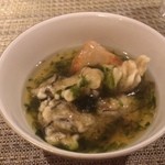 なすび亭 - 牡蠣と青海苔