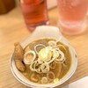 立呑み晩杯屋 - 煮込み　玉子入り