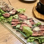 ACQUA E SOLE - 牛ハラミのカルパッチョ 〜バルサミコソース〜