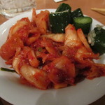 元氣七輪焼肉 牛繁 - キムチ