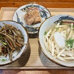 とらや - きんぴらごぼうのせごはん、本ソーキ（小）