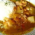 スプーンガーデンレストラン - ランチのチキンカレーです