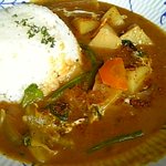 スプーンガーデンレストラン - ランチのベジタブルカレーです