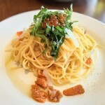 トラットリア ターボラ バイトゥ ザ ハーブズ - からすみウニイクラ冷製パスタ1780円（税込）