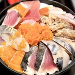 サカナカナッテ - 限定ランチ　乗せ放題　海鮮
