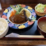 かきの木 - ハンバーグステーキランチ