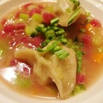 クロモリ - 夜：蕎麦ぎょうざのスープ仕立て