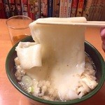 関西風手打うどん いらっしゃい - 最大幅は約12㎝