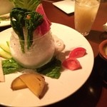 足袋のTOBICHI - バーニャカウダ。野菜うまっ