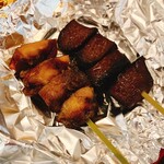 とののベーコン。 - 牛タンと親鳥串