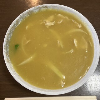にしきそば - 料理写真:とりカレーそば830円