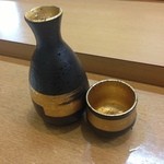 寿司処ちはる - 鷹来屋　特別純米酒　ぬる燗