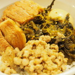 秀味園 - ８００えん『魯肉飯セット(魯肉飯・ワンタンスープ・杏仁豆腐)』2015年3月