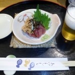 Sushiizakayakoiki - 150120お通し納豆マグロ