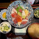 陽菜たぼこ - 「海鮮丼(酢飯)」@1950