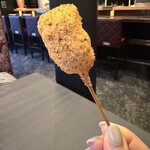 串揚げキッチンだん - 富士山サーモン香草パン粉