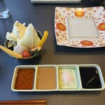 串揚げキッチンだん - サラダ