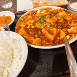 チンタンタン - 海老入り麻婆豆腐定食
