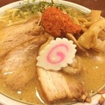 ちゃーしゅうや武蔵 - からし味噌ちゃーしゅうめん(辛味多め) 920円