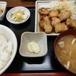 みよし食堂 - バラ定食　1200円　マヨネーズ付き