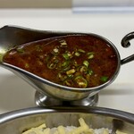 かれーの店 うどん  - 春スープカレー・チーズ・スパイシーひき肉