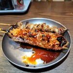 四文屋 - つくね 鶏皮
