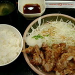 Sガスト - 竜田揚げ定食550円