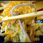 香季清流庵 - 冷やし天ぷら蕎麦