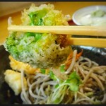 香季清流庵 - 冷やし天ぷら蕎麦