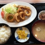女郎花 - イカフライ定食