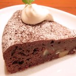 みのりCafe - 甘栗のブラウニー 500円