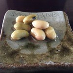 職人館 - お通し（ひたし豆）