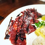 リ スカンピ - "北イタリア産"馬肉シンタマのカルパッチョ