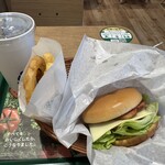モスバーガー - 料理写真:チーズベーコンテリヤキバーガーセット(オニポテとコーラ)