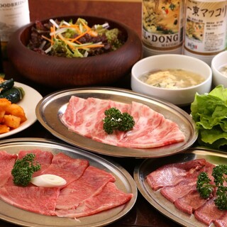 【京城の上質な焼肉を満喫】全8品5,500円～コースプラン