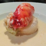 あざみ野うかい亭 - タラバガニと冬カブのヴァプールに