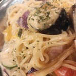 北海道イタリアン居酒屋 エゾバルバンバン - 麺のアップ