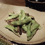 神戸Bar 仲々 - 黒豆の枝豆炭火焼