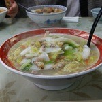 金子屋 - アサリ塩ラーメン大盛り