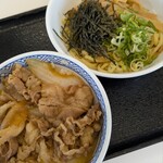 吉野家 - 料理写真:牛丼・油そばセット　¥950