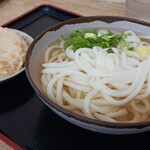 手打ちうどん 上田 - かけ（大）＆たけのこ