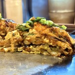 お好み焼き Q - ・スペシャルお好み焼き B 1,150円/税込
(そば、肉、イカ天、卵W)
・ねぎかけ 100円/税込