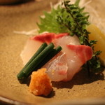 おさ亭 - 2015年2月　真鯛の昆布じめ