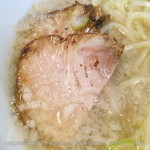 ら～めん　晴々 - ゆきラーメン チャーシュー 大トロの食感です♪ 2015.3