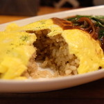 Original Dining KENT,S - オムの中は自家製ベーコンピラフ　2015.02.28