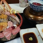 野口鮮魚店 - 極丼　昆布醤油　黄身