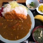 まんぷく - カツカレー定食￥1,000