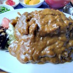 鶴友 - カツカレー大盛り