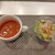 洋食屋 Ken - 料理写真:セットのミネストローネとミニサラダ
